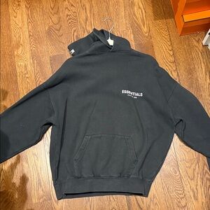 Essentials Charcoal Hoodie for Men